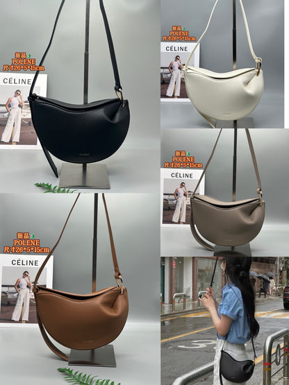 Polène Crescent Shoulder Bag – New Collection