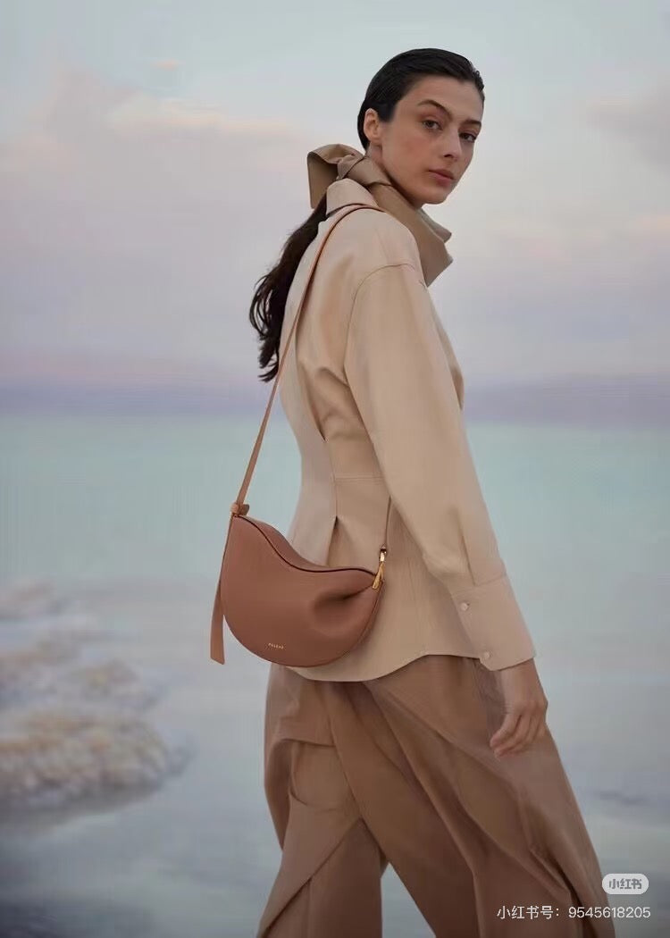 Polène Crescent Shoulder Bag – New Collection