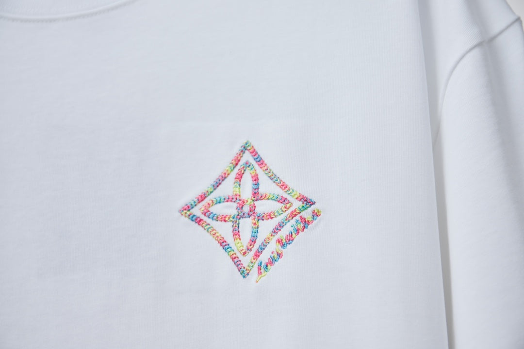 Louis Vuitton Embroidered Hollow LV Letter T-Shirt – 2026SS