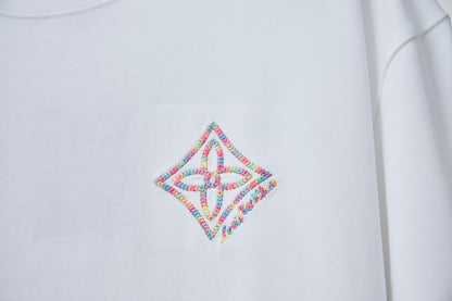 Louis Vuitton Embroidered Hollow LV Letter T-Shirt – 2026SS