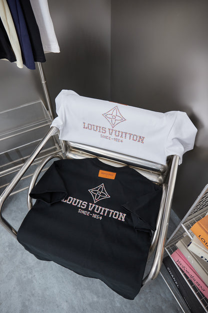 Louis Vuitton Embroidered Hollow LV Letter T-Shirt – 2026SS