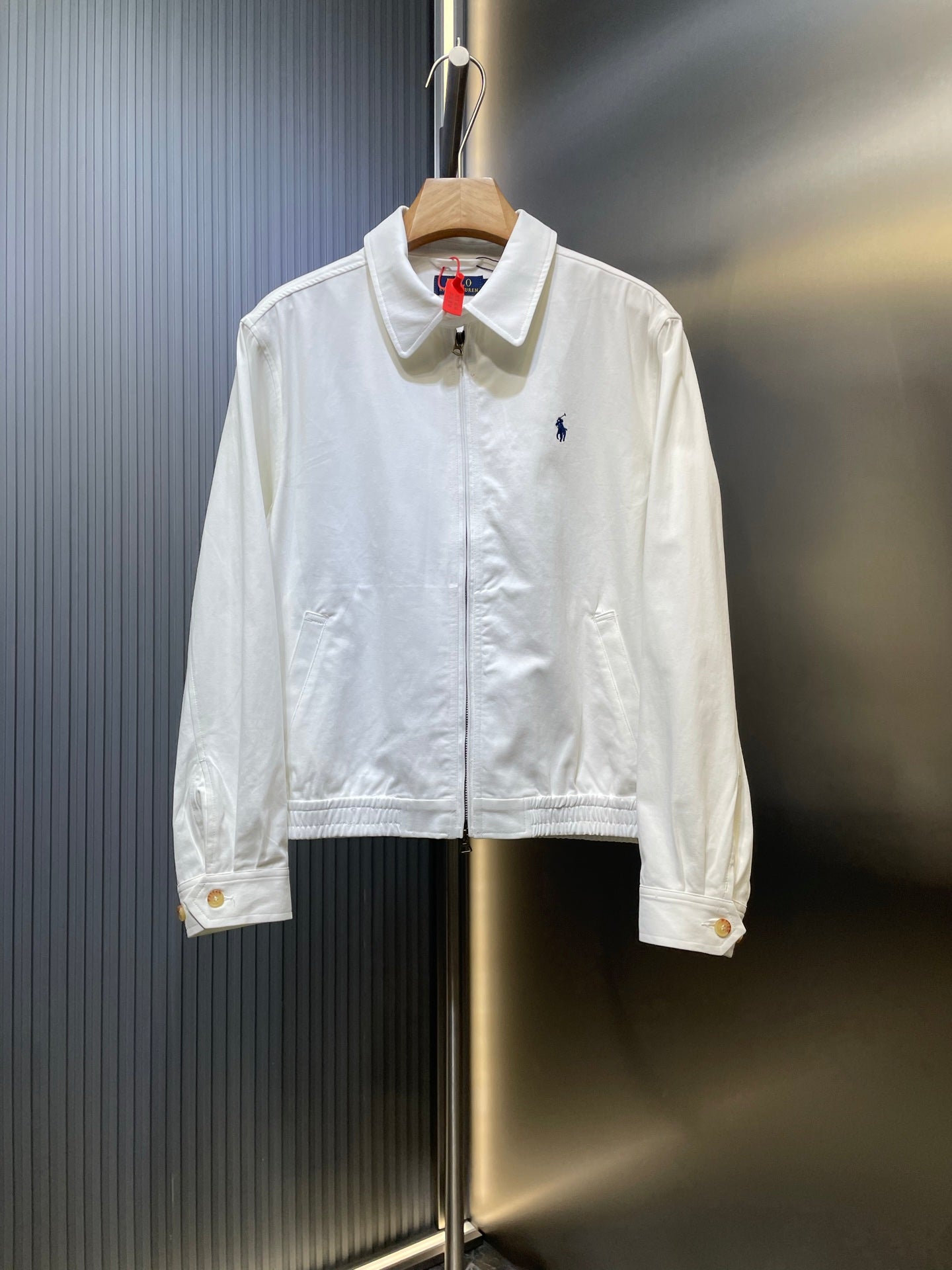 Ralph Lauren Embroidered Zipper Bomber Jacket