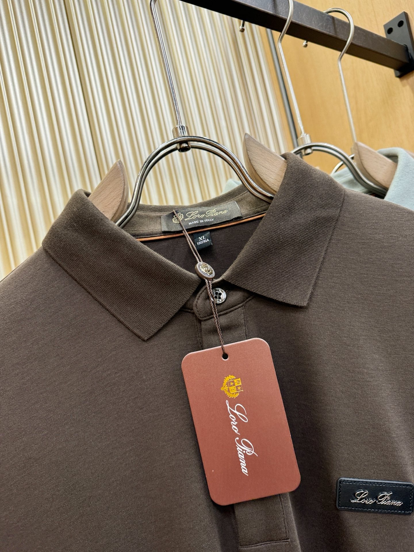 Loro Piana Solid Long Sleeve Polo Shirt – Autumn/Winter Collection