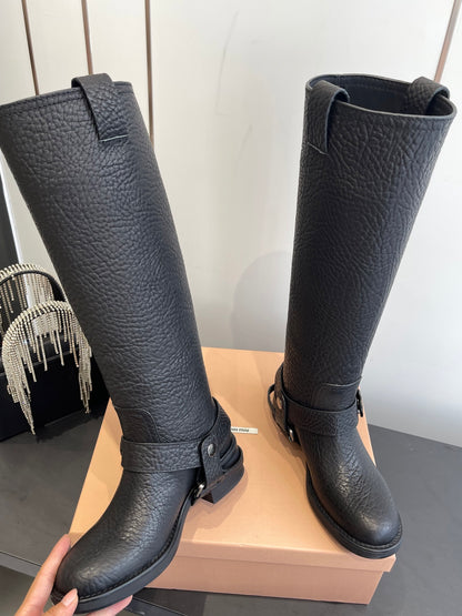 Miu Miu Platform Ankle Boots – FW25