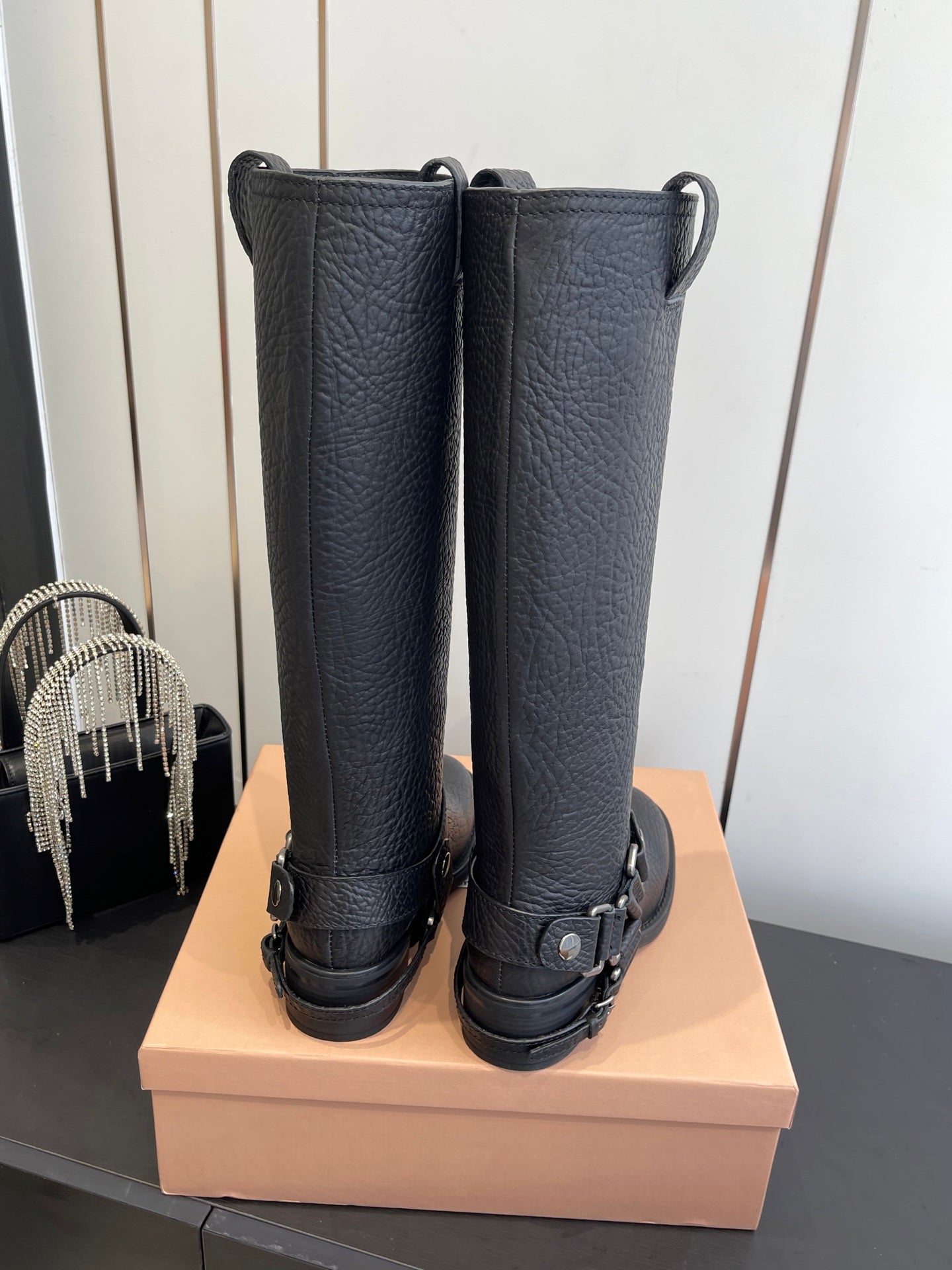 Miu Miu Platform Ankle Boots – FW25