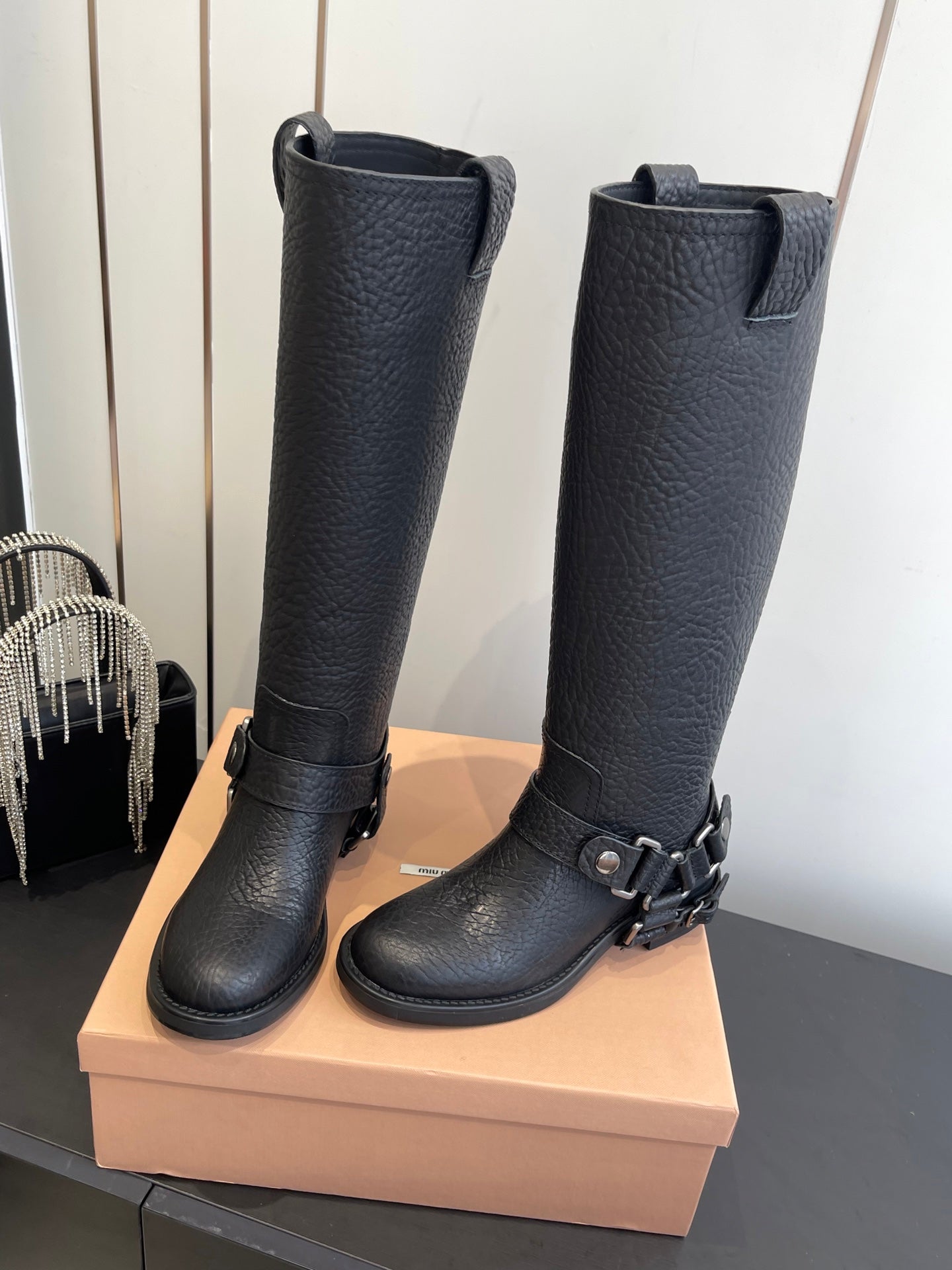 Miu Miu Platform Ankle Boots – FW25