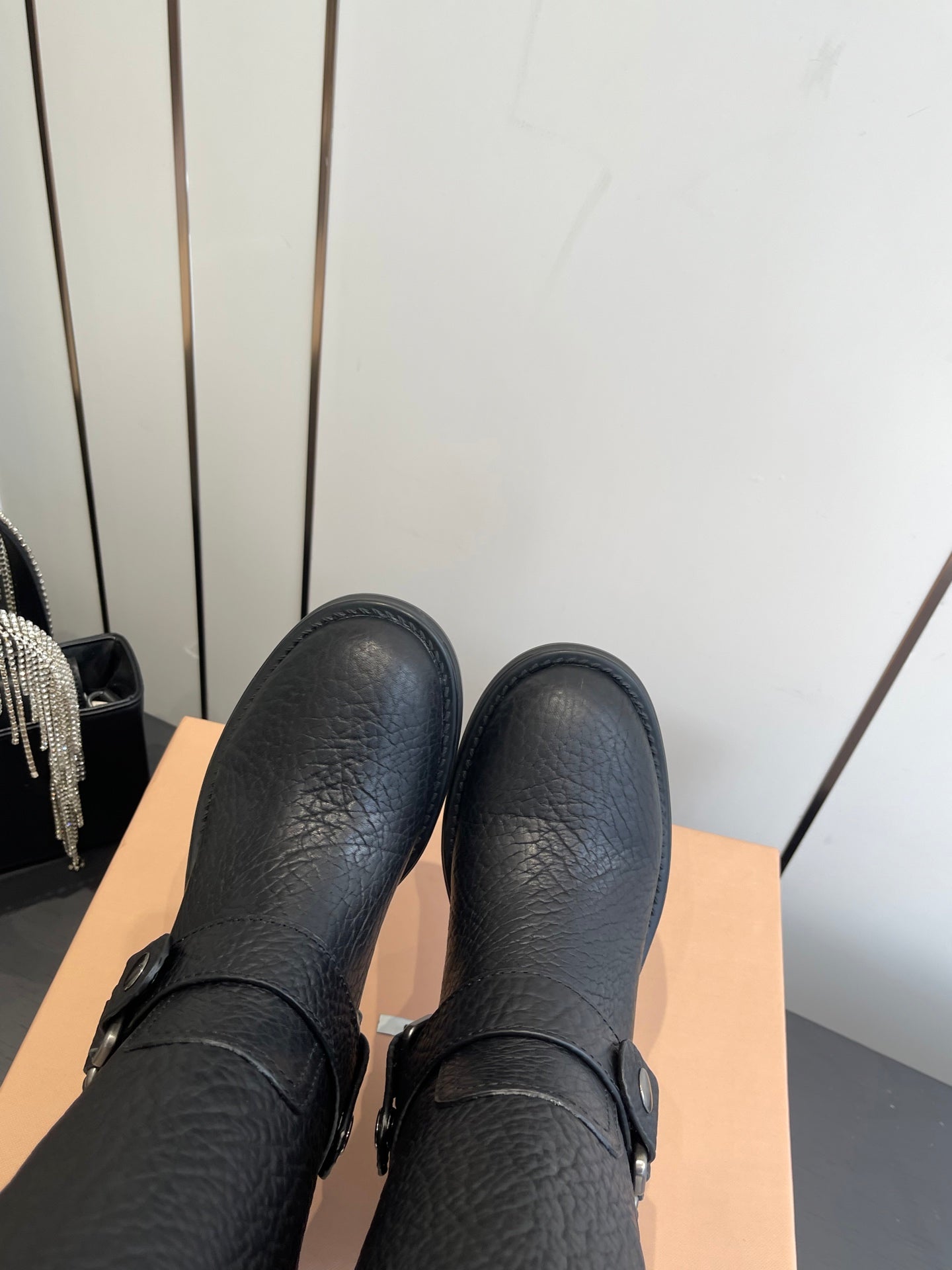 Miu Miu Platform Ankle Boots – FW25