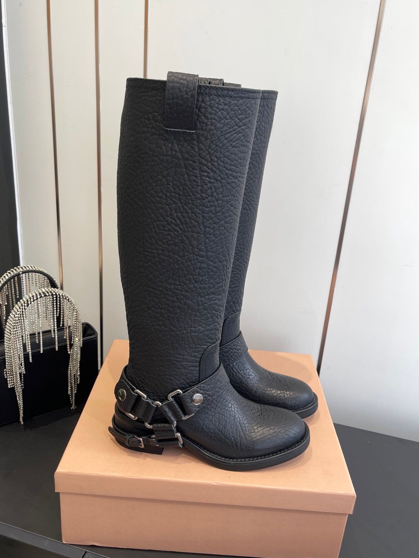 Miu Miu Platform Ankle Boots – FW25
