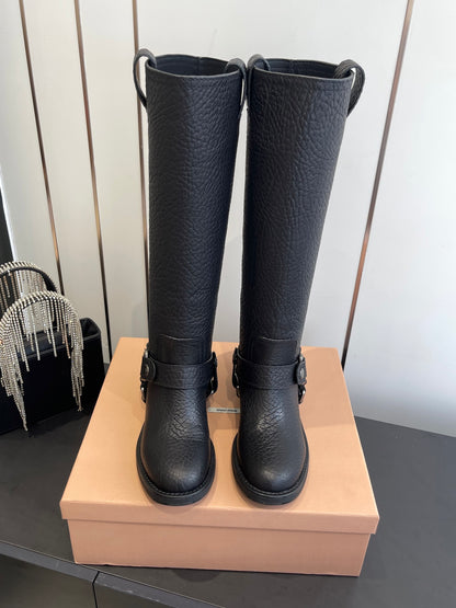 Miu Miu Platform Ankle Boots – FW25