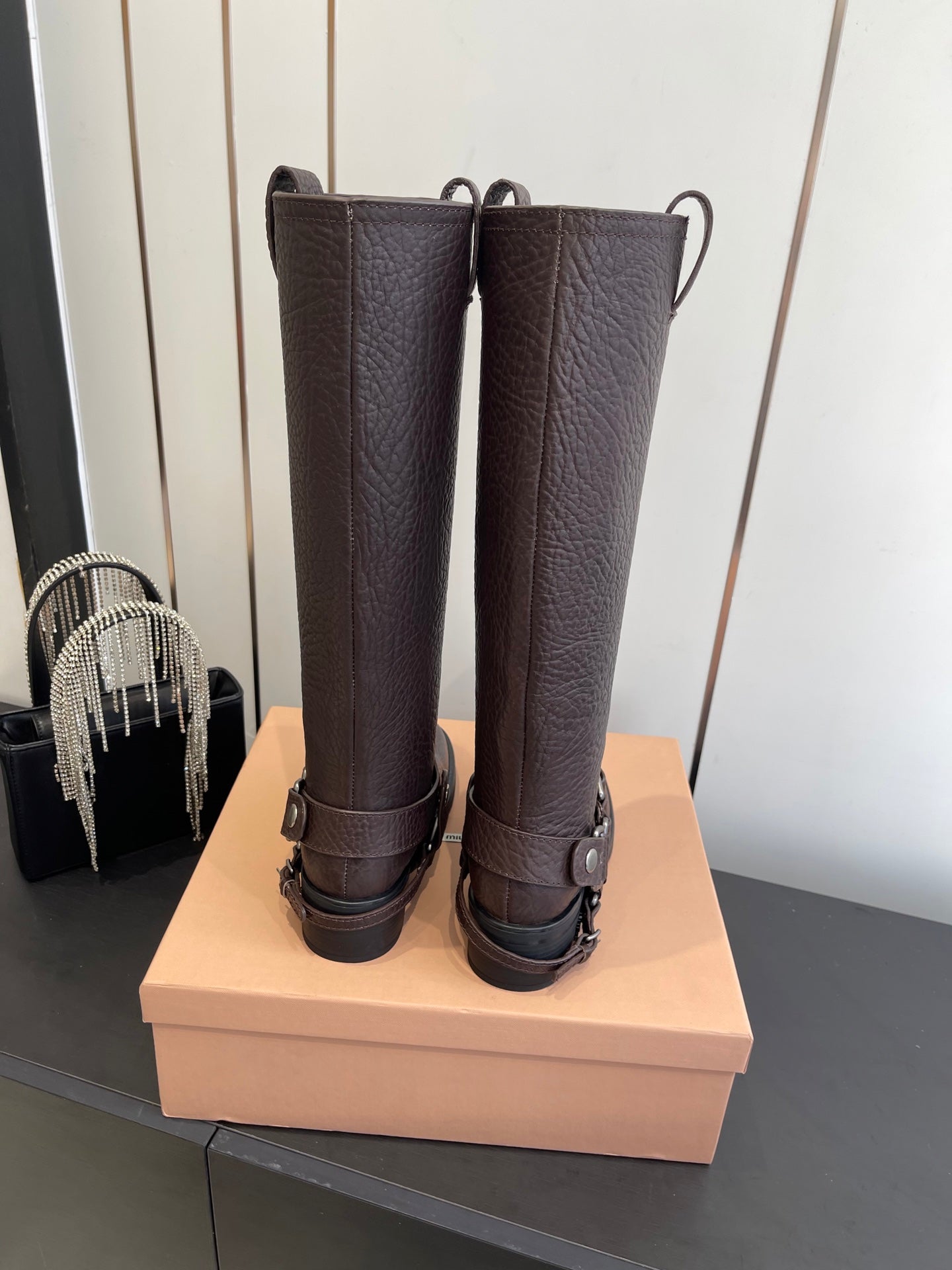 Miu Miu Platform Ankle Boots – FW25