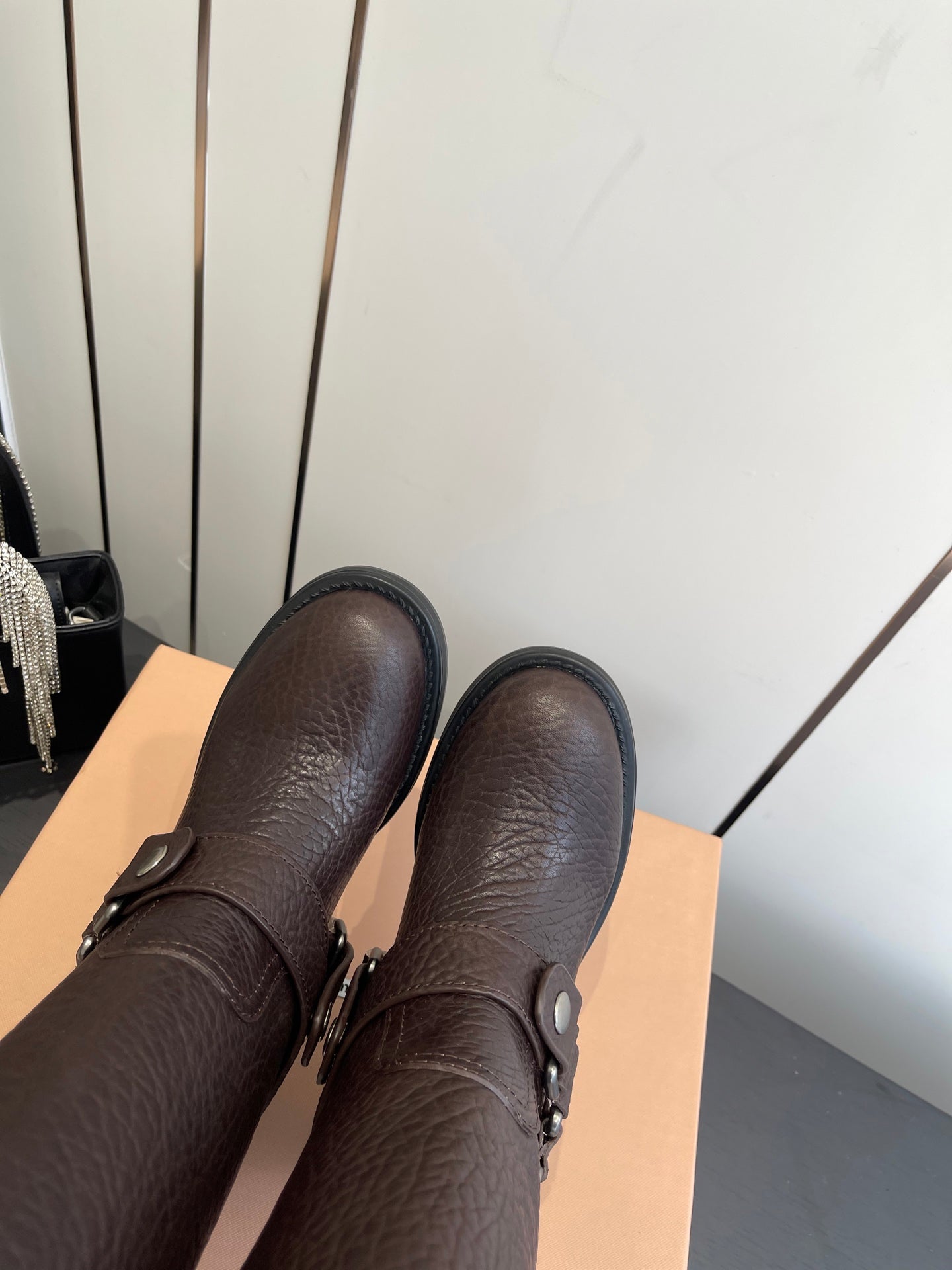 Miu Miu Platform Ankle Boots – FW25