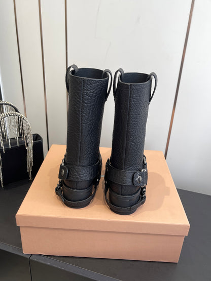 Miu Miu Platform Ankle Boots – 25FW