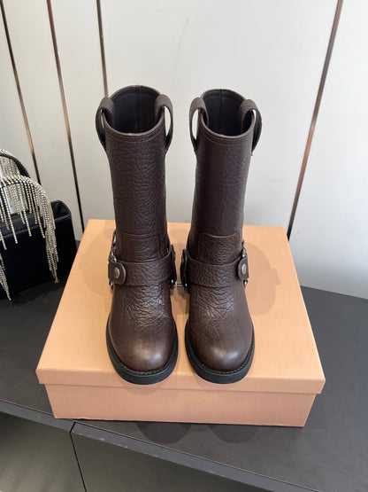 Miu Miu Platform Ankle Boots – 25FW