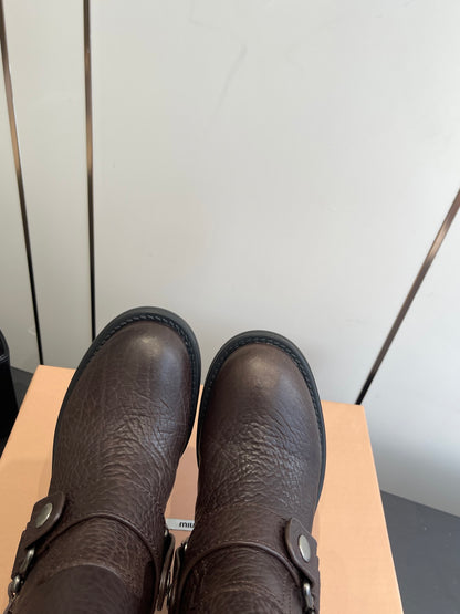 Miu Miu Platform Ankle Boots – 25FW
