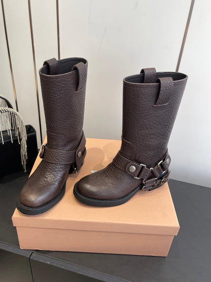 Miu Miu Platform Ankle Boots – 25FW