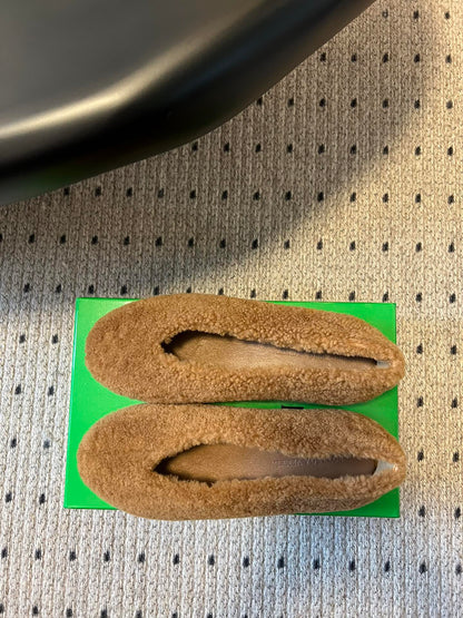 Bottega Veneta Furry Ballet Flats – 25SS