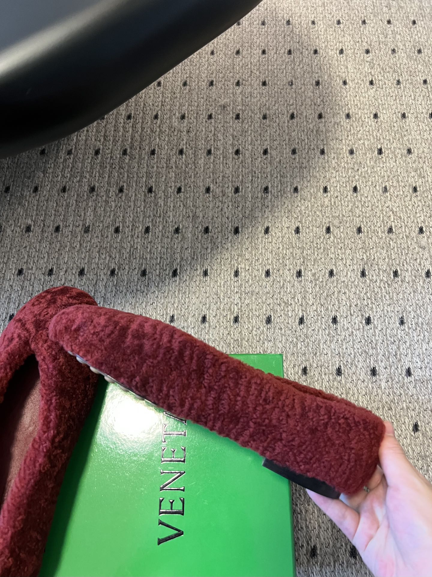 Bottega Veneta Furry Ballet Flats – 25SS