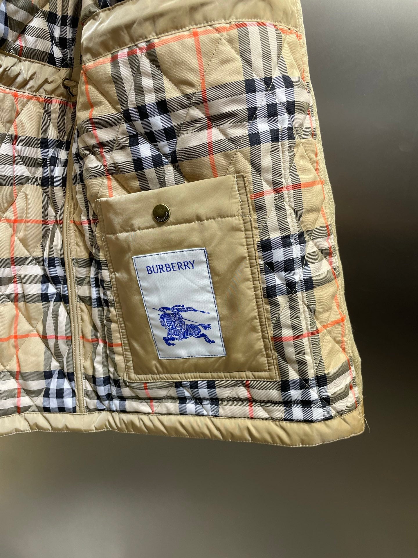 Burberry Checkerboard Padded Jacket