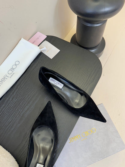 Jimmy Choo Suede Pumps – 2025 Fall Collection