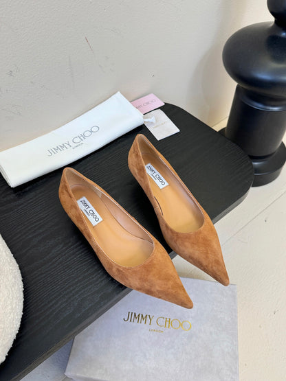 Jimmy Choo Suede Pumps – 2025 Fall Collection