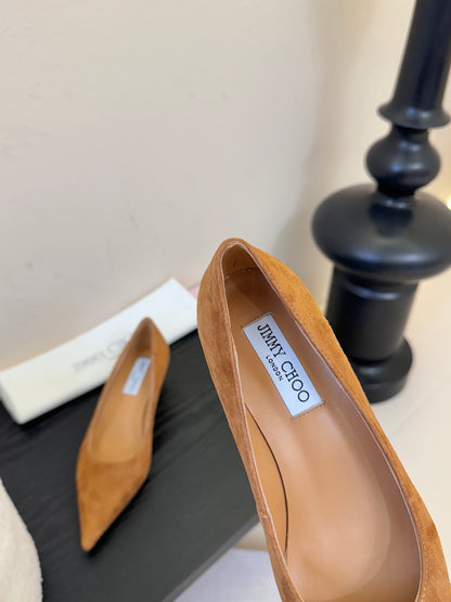 Jimmy Choo Suede Pumps – 2025 Fall Collection