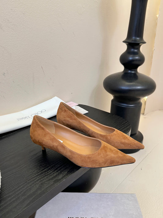 Jimmy Choo Suede Pumps – 2025 Fall Collection