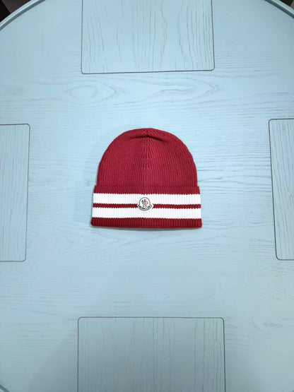 Moncler Classic Jacquard Knit Beanie – Kids Collection – 25FW