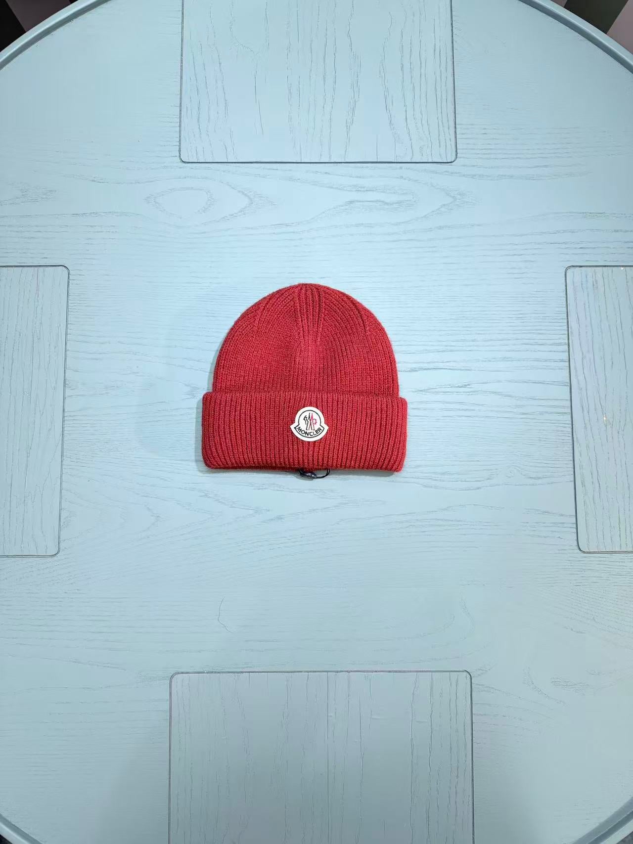 Moncler Classic Jacquard Knit Beanie – Kids Collection – 25FW