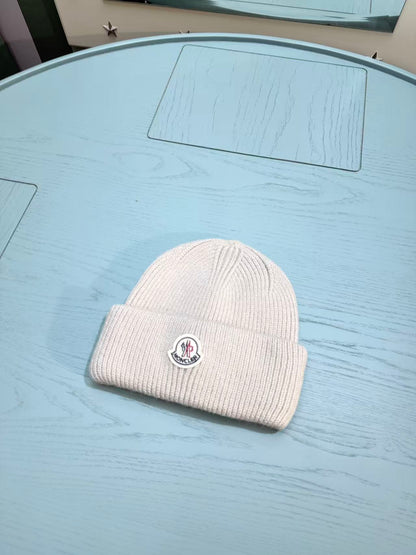 Moncler Classic Jacquard Knit Beanie – Kids Collection – 25FW