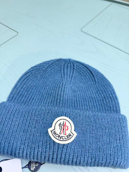 Moncler Classic Jacquard Knit Beanie – Kids Collection – 25FW