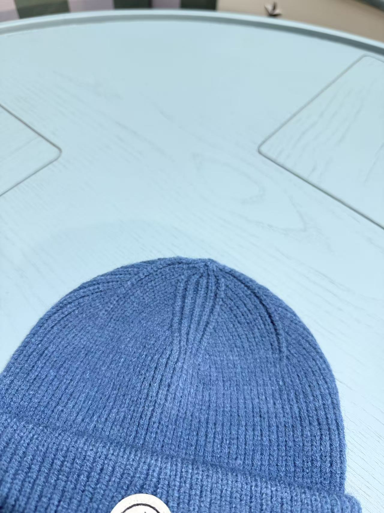 Moncler Classic Jacquard Knit Beanie – Kids Collection – 25FW
