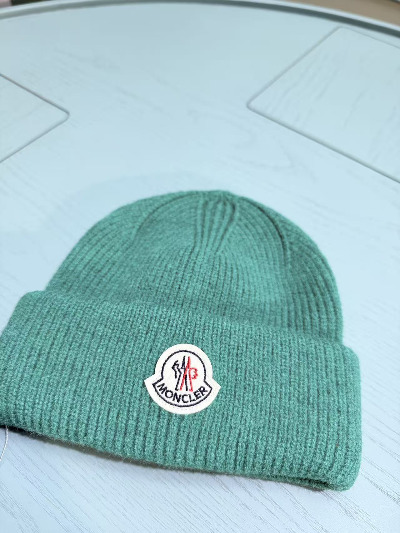 Moncler Classic Jacquard Knit Beanie – Kids Collection – 25FW