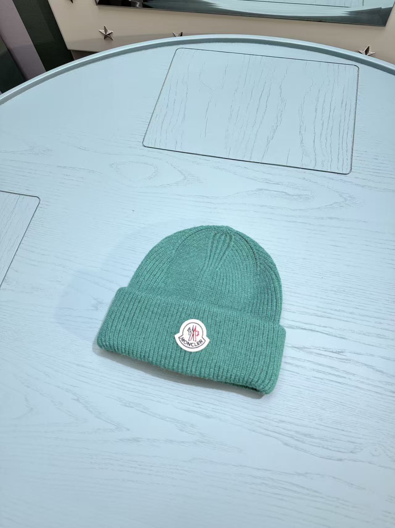 Moncler Classic Jacquard Knit Beanie – Kids Collection – 25FW