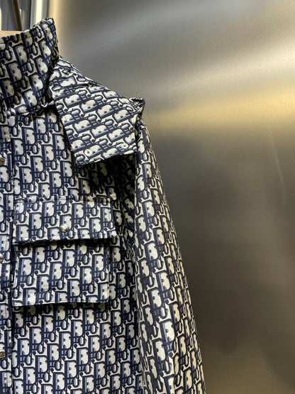 Dior Monogram Jacquard Hooded Jacket – 25FW