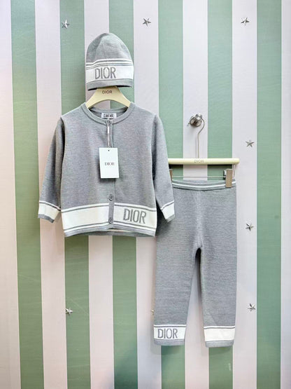 Dior Infant Cashmere Blend Three-Piece Set – Kids Collection – 2025SS