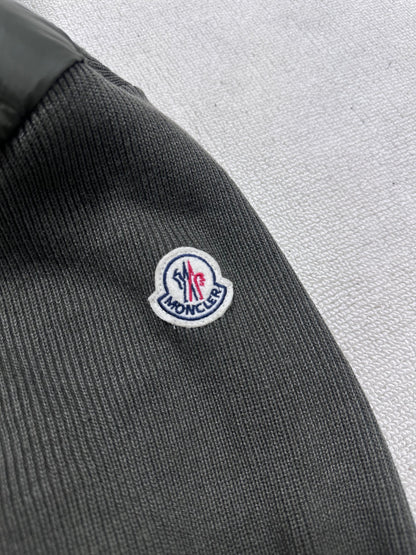 Moncler Hooded Wool Knit Spliced Down Jacket – Early Autumn Collection