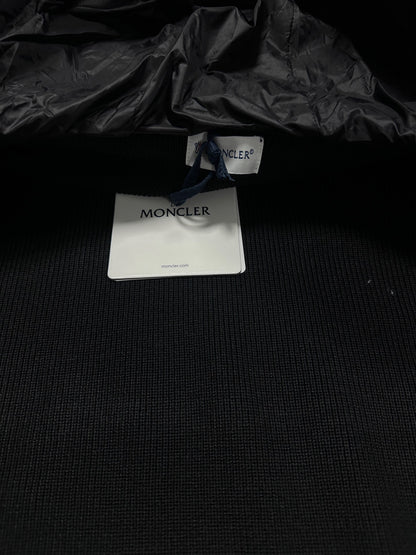 Moncler Hooded Wool Knit Spliced Down Jacket – Early Autumn Collection
