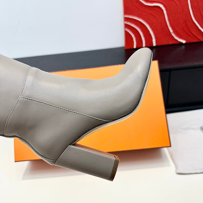 Hermès Kelly Buckle High Heel Knee-High Boots