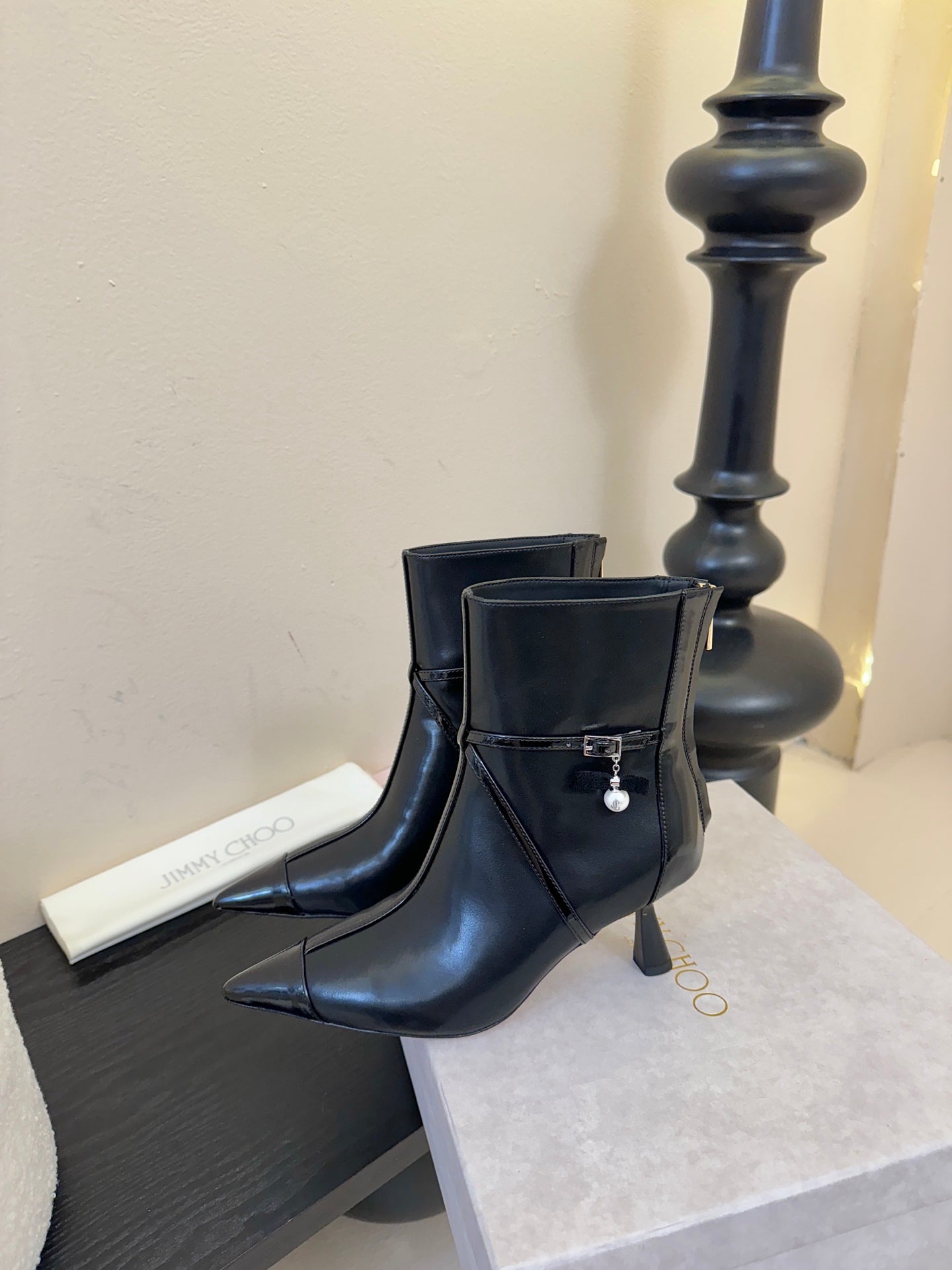 Jimmy Choo Pointed-Toe Ankle Boots