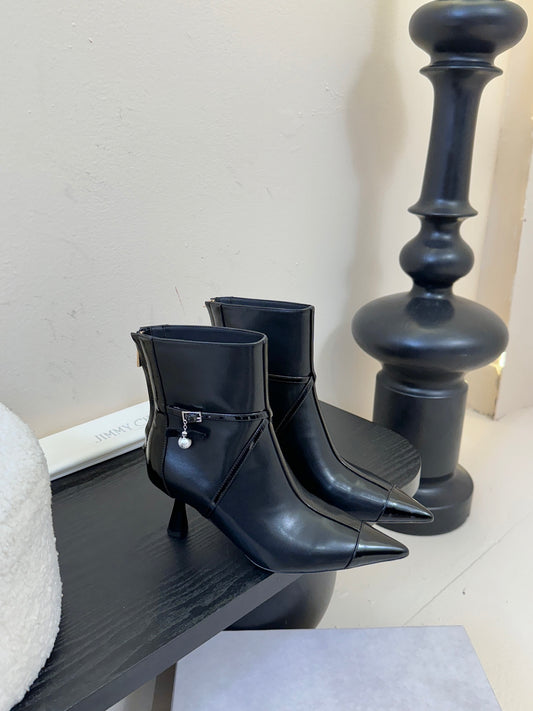Jimmy Choo Pointed-Toe Ankle Boots