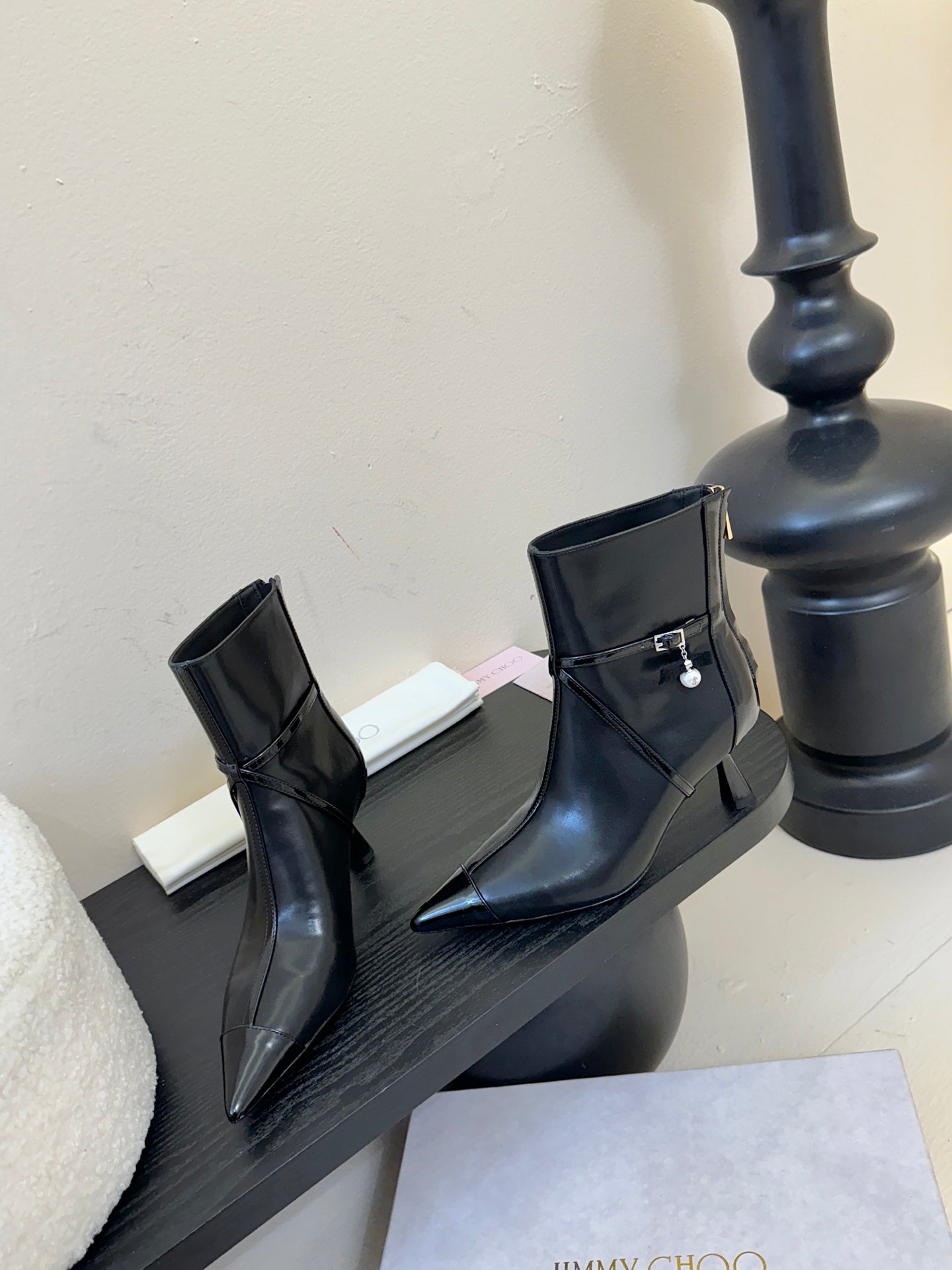 Jimmy Choo Pointed-Toe Ankle Boots
