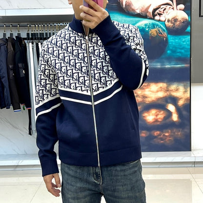 Gucci GG Logo Knit Zip Jacket – 2025FW