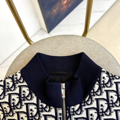 Gucci GG Logo Knit Zip Jacket – 2025FW