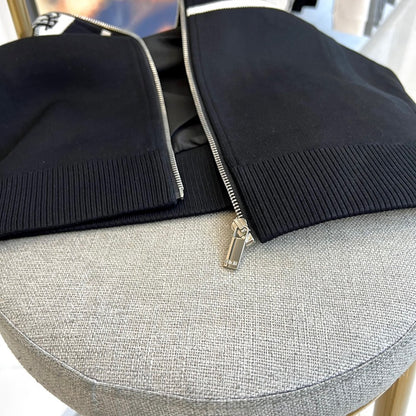 Gucci GG Logo Knit Zip Jacket – 2025FW