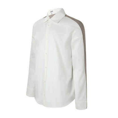 Loewe Knit Patchwork Long-Sleeve Shirt