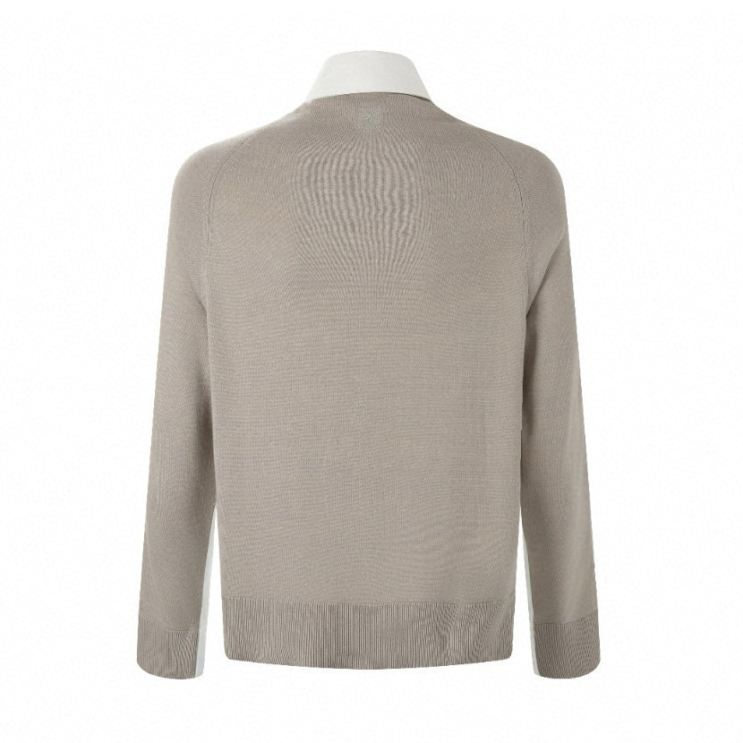 Loewe Knit Patchwork Long-Sleeve Shirt