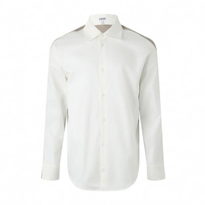 Loewe Knit Patchwork Long-Sleeve Shirt
