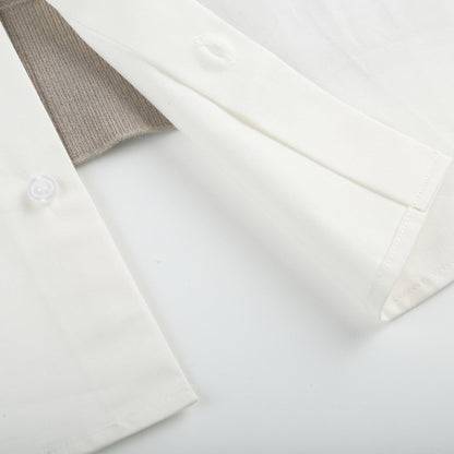Loewe Knit Patchwork Long-Sleeve Shirt