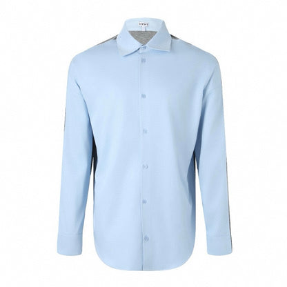 Loewe Knit Patchwork Long-Sleeve Shirt