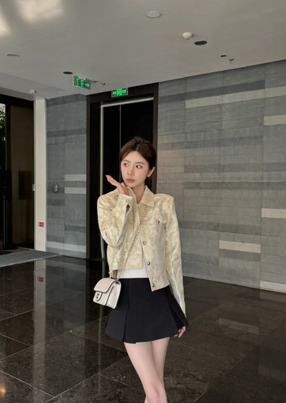 Dior CD Bee Embroidery Floral Short Jacket